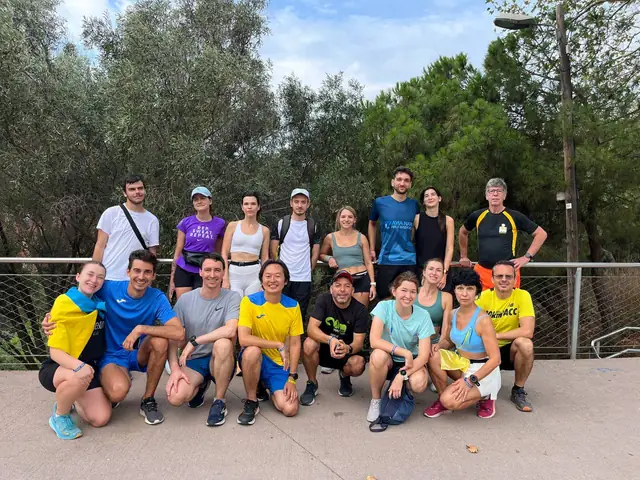 Після пробіжки — Ukrainian Runners in Barcelona
