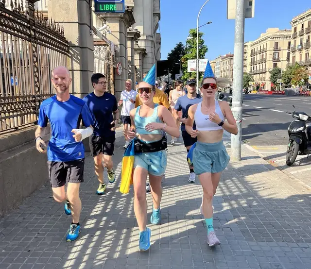 The club anniversary — Ukrainian Runners in Barcelona