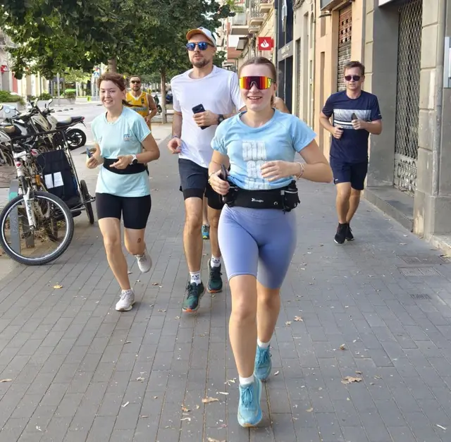 Through the streets of Barcelona — Ukrainian Runners in Barcelona